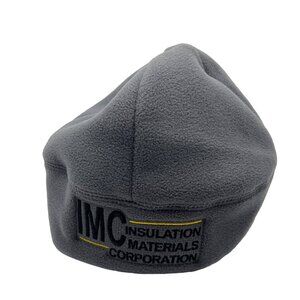 Port Authority Gray Polyester IMC Insulation Materials Fleece Beanie Hat 17i